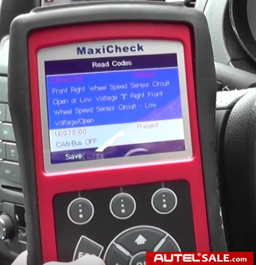 Reset ABS System on 2011 Vauxhall by Autel MaxiCheck PRO-10