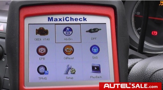 Reset ABS System on 2011 Vauxhall by Autel MaxiCheck PRO-2