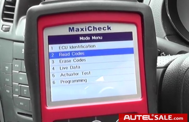 Reset ABS System on 2011 Vauxhall by Autel MaxiCheck PRO-9