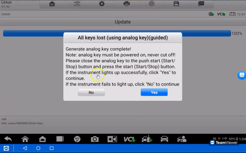 Autel IM608 PRO2 Program 2015 Lexus NX300H All Keys Lost