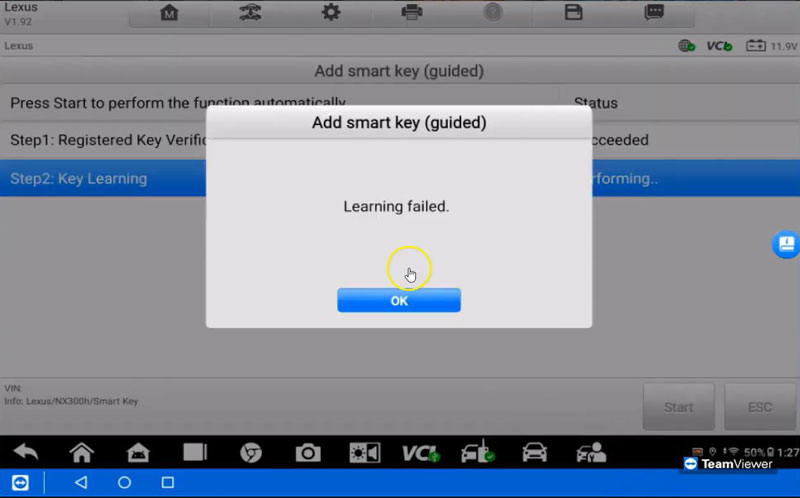Autel IM608 PRO2 Program 2015 Lexus NX300H All Keys Lost